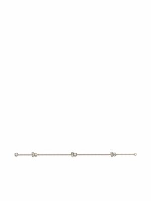 Pragnell 18kt rose gold Bubbles diamond chain bracelet - Pink