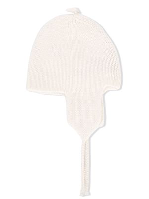 Bonpoint bonnet beanie - White