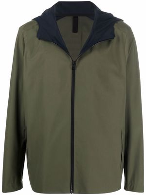 Harris Wharf London hooded zipped jacket - Green