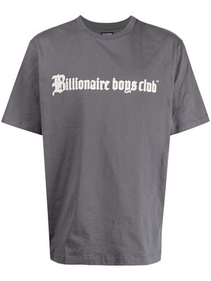 Billionaire Boys Club Old English logo-print T-shirt - Grey