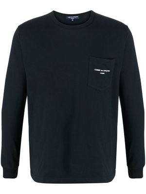 Comme Des Garçons Homme logo-print cotton T-shirt - Black