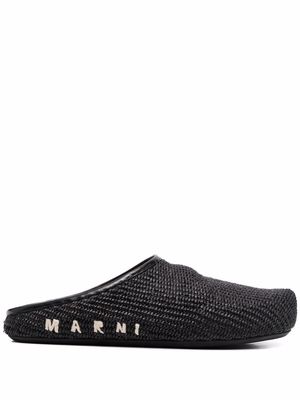 Marni Sabot slip-on shoes - Black