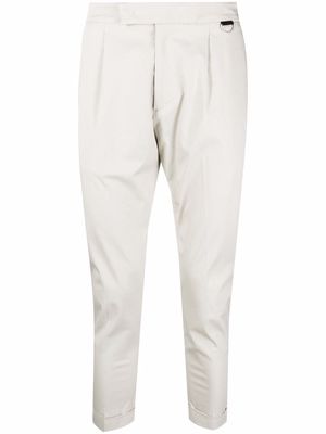 Low Brand cropped tapered trousers - Grey