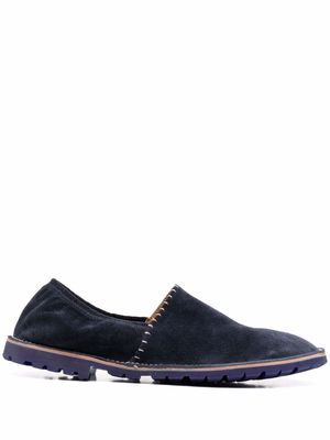 Premiata slip-on leather loafers - Blue