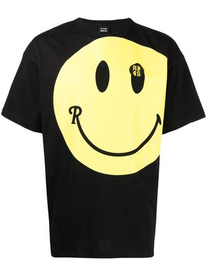 Raf Simons x Smiley graphic print T-shirt - Black