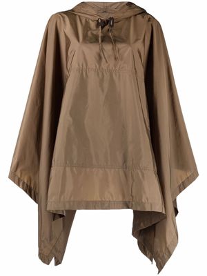 Mackintosh ALNESS hooded poncho - Brown