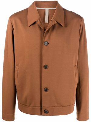 Harris Wharf London technical knit shirt jacket - Brown