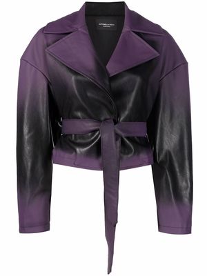 Antonella Rizza Elena painted jacket - Purple