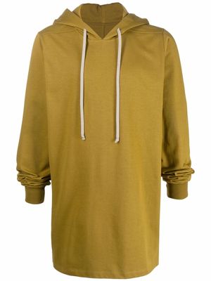 Rick Owens drawstring pullover hoodie - Green
