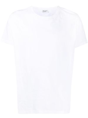 Saint Laurent short-sleeve cotton T-shirt - White