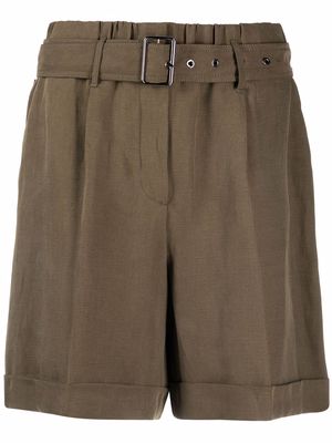 Woolrich belted-waist shorts - Green