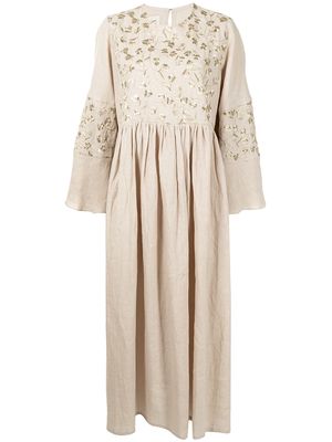 Bambah x Ramadan Lilly embroidered jumpsuit - Neutrals
