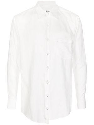 sulvam classic button-up shirt - White
