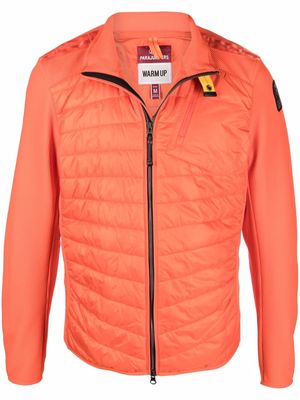 Parajumpers logo-patch padded jacket - Orange