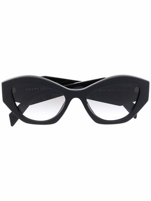 Prada Eyewear angular-frame sunglasses - Black