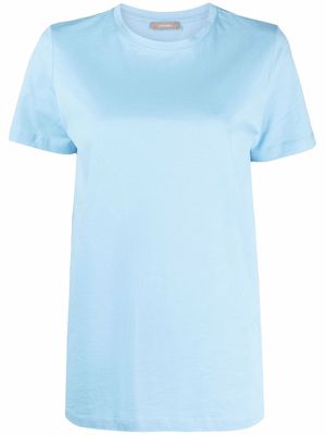 12 STOREEZ crew-neck cotton T-shirt - Blue