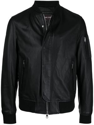 Michael Kors zipped bomber jacket - Black
