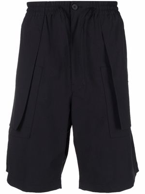Y-3 drawstring utility shorts - Black