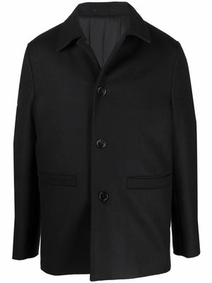 Filippa K single-breasted fitted coat - Black