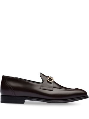 Prada Bright Calf leather loafers - Brown