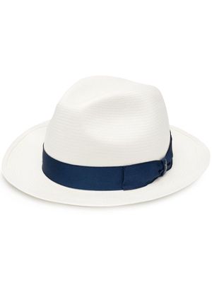 Borsalino Giulietta medium-brimmed straw hat - Neutrals