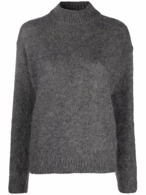 TOM FORD mock-neck knitted jumper - Grey