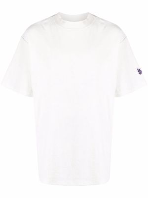 Needles embroidered logo cotton T-shirt - White