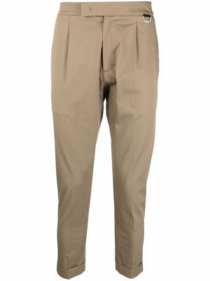 Low Brand cropped tapered trousers - Neutrals