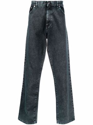 VTMNTS mid-rise straight-leg jeans - Blue