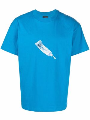 Jacquemus toothpaste logo-print T-shirt - Blue
