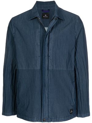 PS Paul Smith chest-pocket long-sleeve shirt - Blue