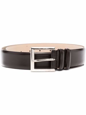 Orciani buckled leather belt - Brown