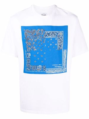 Kenzo bandana logo-print crew-neck T-shirt - White
