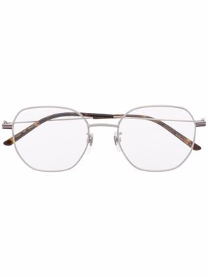 Gucci Eyewear GG1125O round-frame glasses - Silver