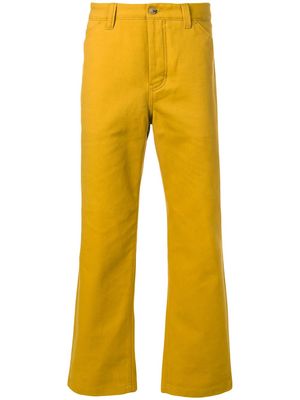 Acne Studios workwear straight trousers - Yellow