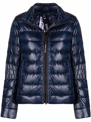 Canada Goose quilted zipped jacket - Blue
