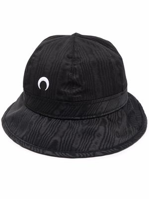 Marine Serre crescent moon-print bucket hat - Black