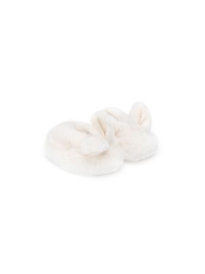 Bonpoint Faux-Fur Bunny slippers - White