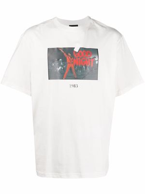 Throwback. MJ Thriller print T-shirt - White
