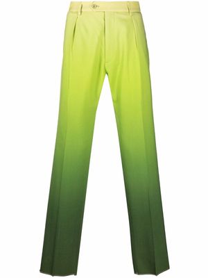 ETRO ombré straight-leg trousers - Green