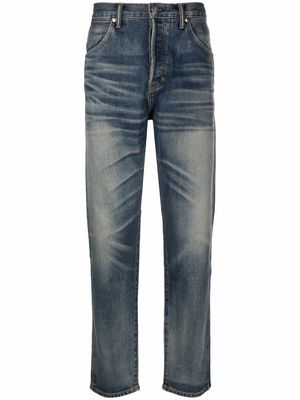 TOM FORD straight-leg faded jeans - Blue