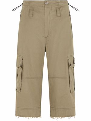 Dolce & Gabbana knee-length cargo shorts - Neutrals