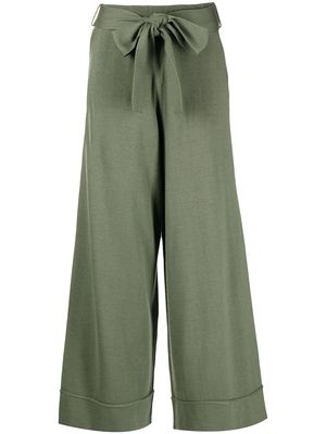 3.1 Phillip Lim side fastening wide-leg trousers - Green
