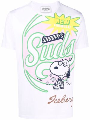 Iceberg x Peanuts Snoopy-print T-shirt - White