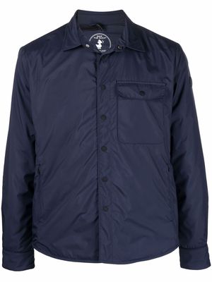 Save The Duck chest pocket shirt jacket - Blue