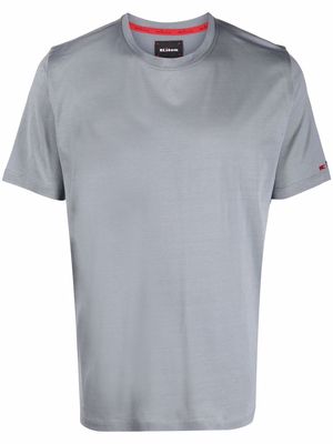 Kiton round neck short-sleeved T-shirt - Grey