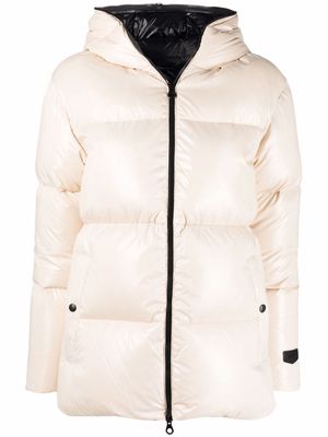 Duvetica feather-down padded coat - Neutrals