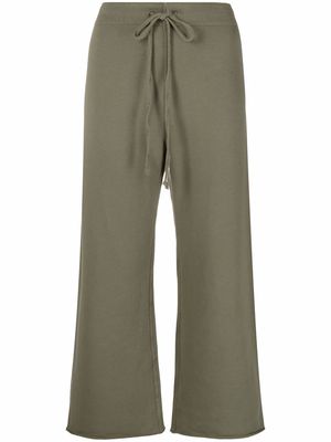 Nili Lotan wide-leg cropped trousers - Green