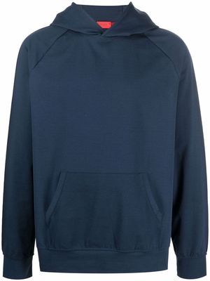 Isaia classic pullover hoodie - Blue