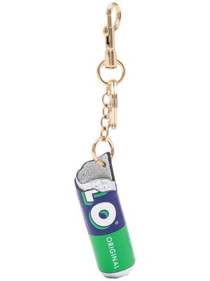 Anya Hindmarch Polo Mint key ring - Blue